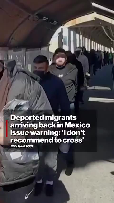 Illegals are now arriving back in Mexico after being deported from the US.