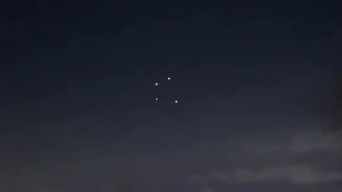 Eerie Cluster of Orbs or Drones in Littleton Colorado