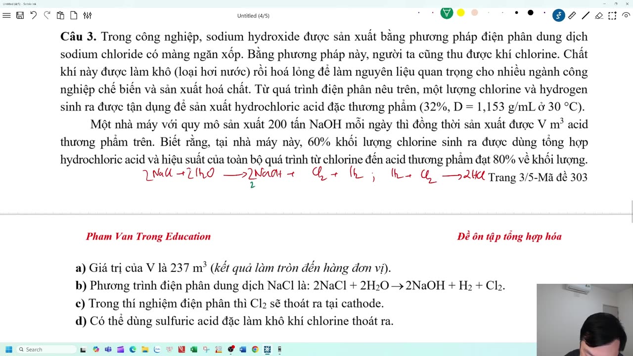 "VIDEO CHỮA ĐỀ THI THỬ SỞ VĨNH PHÚC MÃ 303 "