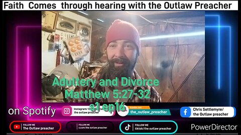 Adultery and Divorce Matthew 5:27-32 s1 ep16