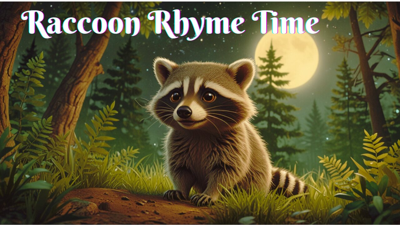 Raccoon Rhyme Time | Fun & Playful Kids’ Song 🎶🦝✨