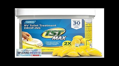 Camco TST MAX Camper/RV Toilet Treatment Drop-INs Control Unwanted Odors Review