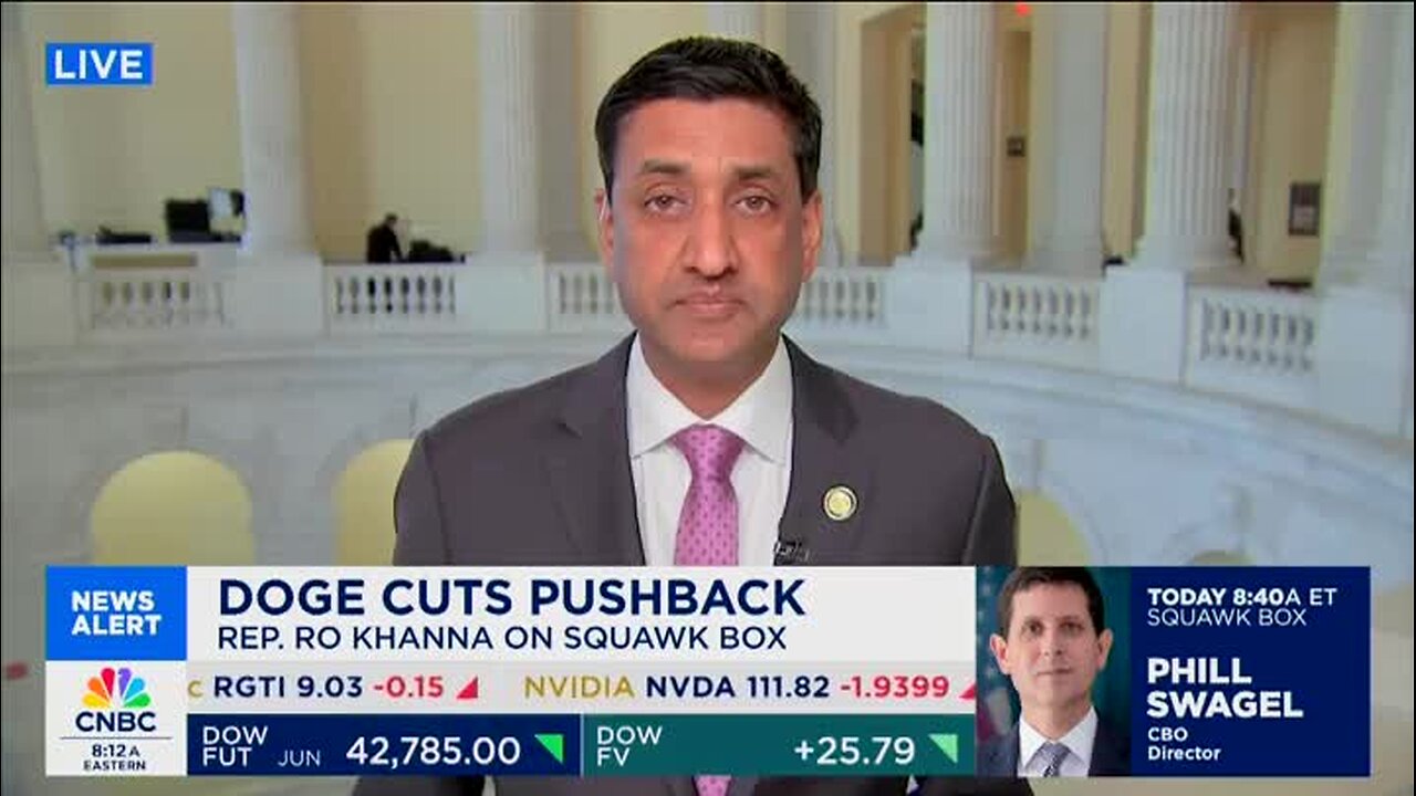 Joe Kernen to Rep. Ro Khanna Saying Medicare and Social Security Are ‘Efficient’: ‘Are You out of Your Mind?