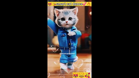 cat dance viral video 💞❤️🥰 #cat #cats #animals #viral #trending