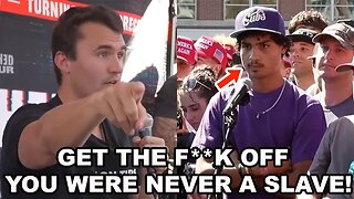 Charlie Kirk EVISCERATES Professional Race Baiting BLM Activist