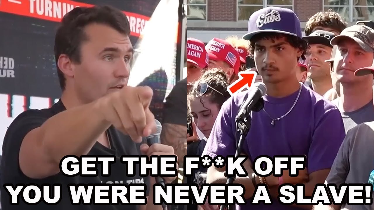 Charlie Kirk EVISCERATES Professional Race Baiting BLM Activist