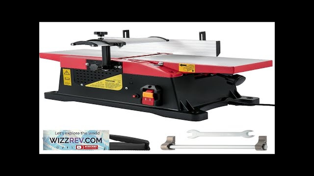 VEVOR Woodworking Benchtop Jointers 6inch with 1650W MotorHeavy Duty Benchtop Planer Review