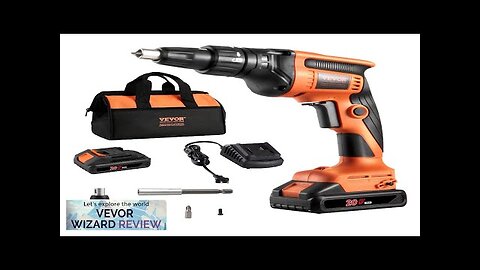 VEVOR Drywall Screw Gun 20V Max Drywall Screwgun 4200RPM Brushless Cordless Drywall Review