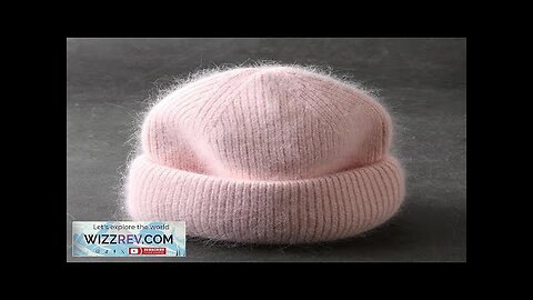 Rabbit Fur Beanies Soft Warm Fluffy Winter Hat for Women Angora Knitted Review