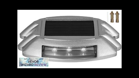 Solar Deck Lights with Swtich Solar Driveway Lights LED Bright White Dock Review