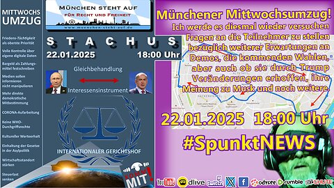 LIVE | #München | #MSA #Mittwochsumzug | #MUC2201 - Start und Ende am Münchner Karlsplatz Stachus