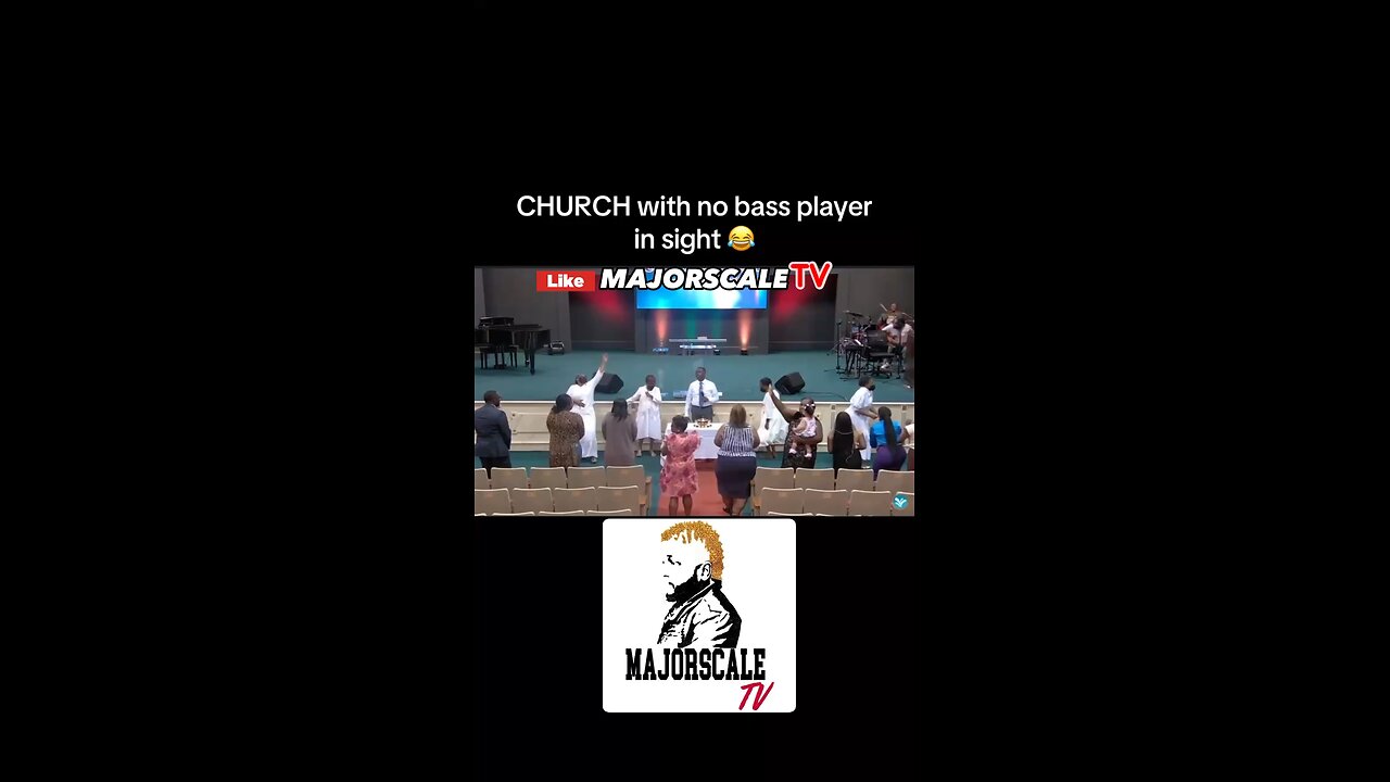 No bass player.. No problem.. 🎶🎵 #praisebreak