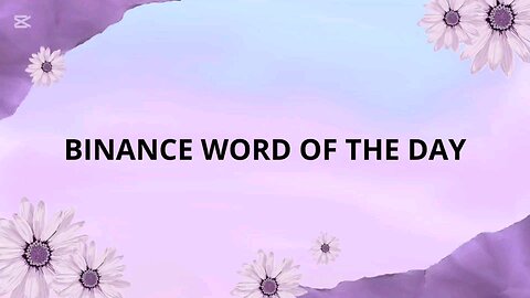 BINANCE WORD OF THE DAY. THEME: CRYPTO WODL ANSWER TODAY. 12/30/2024