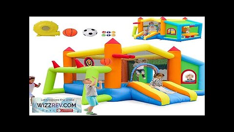 FBSPORT Inflatable Bounce House Bounce House with Side Toy Market Stand Football Review