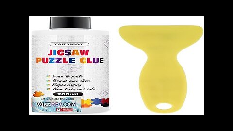 YAKAMOZ Updated Jigsaw Puzzle Glue with Applicator for Adults and Children Clear Review