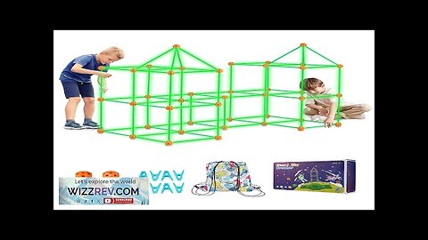 Glow In The Dark! Christmas Gift! VEVOR Tent Fort Building Kit Review