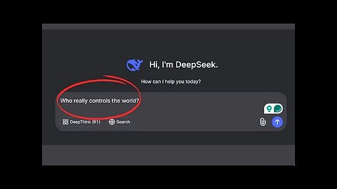 Deepseek AI: I Asked Deepseek "Who really controls the world?" You Won't Believe What it said