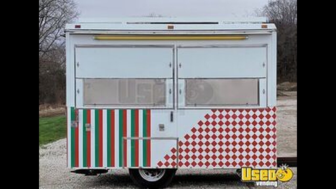Carnival Style 2002 - 7' x 11' Food Trailer / Italian Ice Concession Trailer for Sale in Iowa!