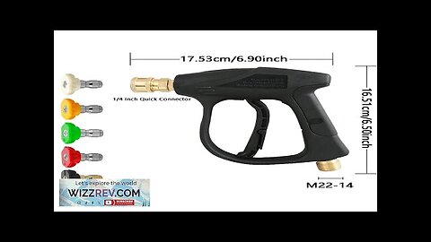 High Pressure Washer Gun Car Washer Gun with 5 Nozzles Review