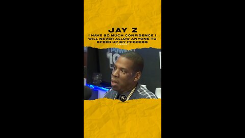 @jayz I have so much confidence I will never allow anyone to speed up my process