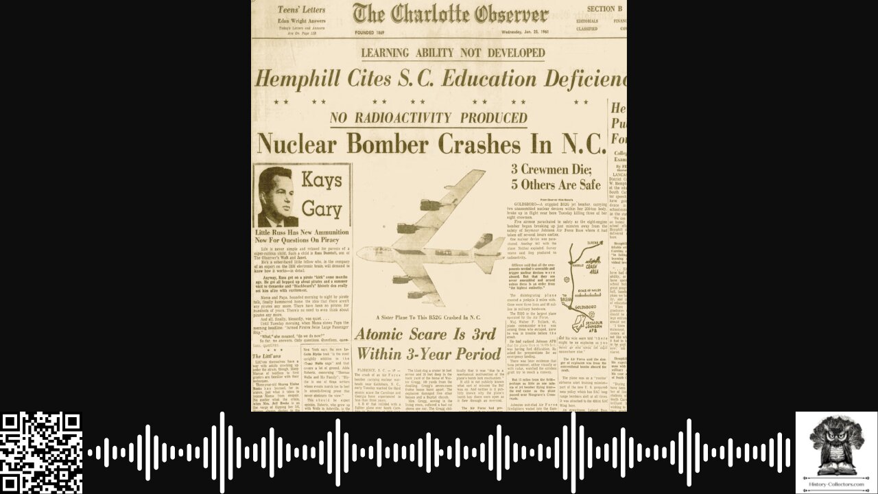 #OnThisDate January 24, 1961: Nuclear Near-Miss