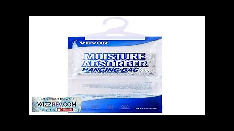 Hanging Moisture Absorber 10 Packs 9.3 oz Fragrance Free Dehumidifier Bags Review