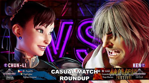 Kuya Kalbo SF6 Casual Match Roundup. Chun Li 4 star Diamond Rank [Hori Fight Stick]