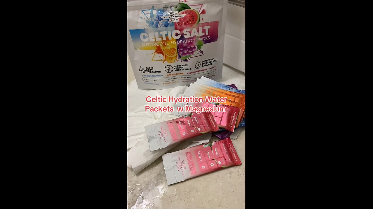 Celtic Salt Water Hydration Packet