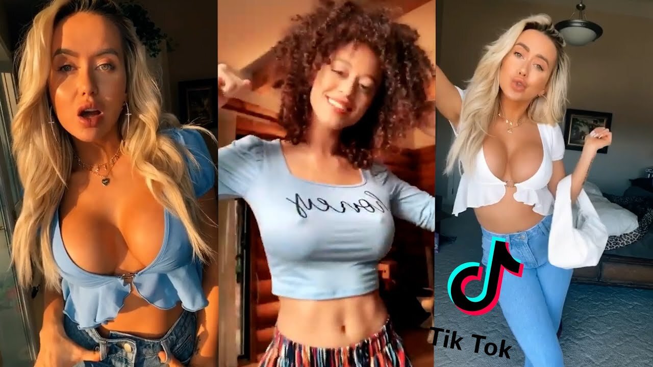 No BRA Challenge Hot Girls