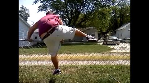 Fence jumping fail