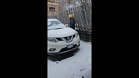 snow fall in Canada