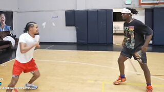 Julian Newman and UnoTheActivist Get Into a Fight During a Pick Up Basketball Game