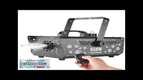 VEVOR Snow Machine 650W Handheld Hanging Snow Making Machine for Holidays Review