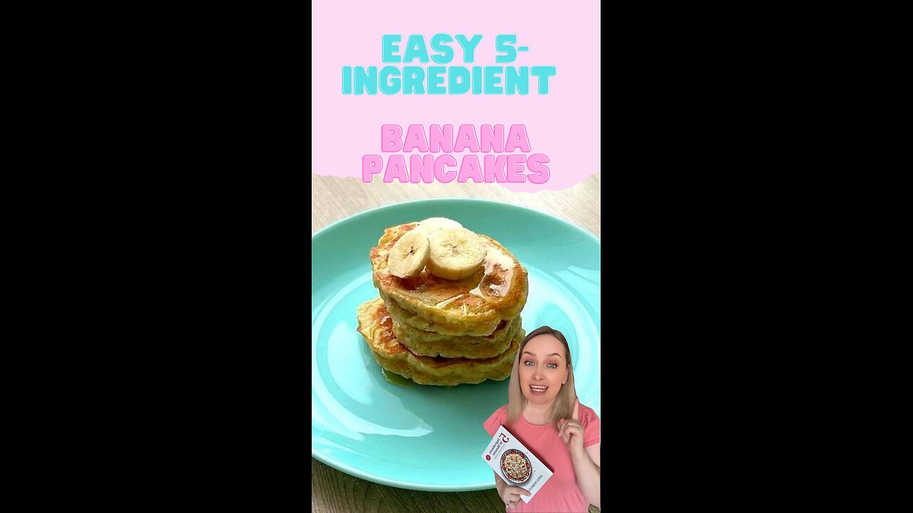 Easy Banana Pancakes 🍌🥞 – 5 Ingredients Only!