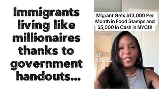 Immigrants living like millionaires thanks to government handouts...