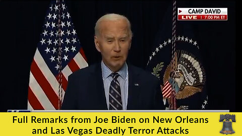 Full Remarks from Joe Biden on New Orleans and Las Vegas Deadly Terror Attacks