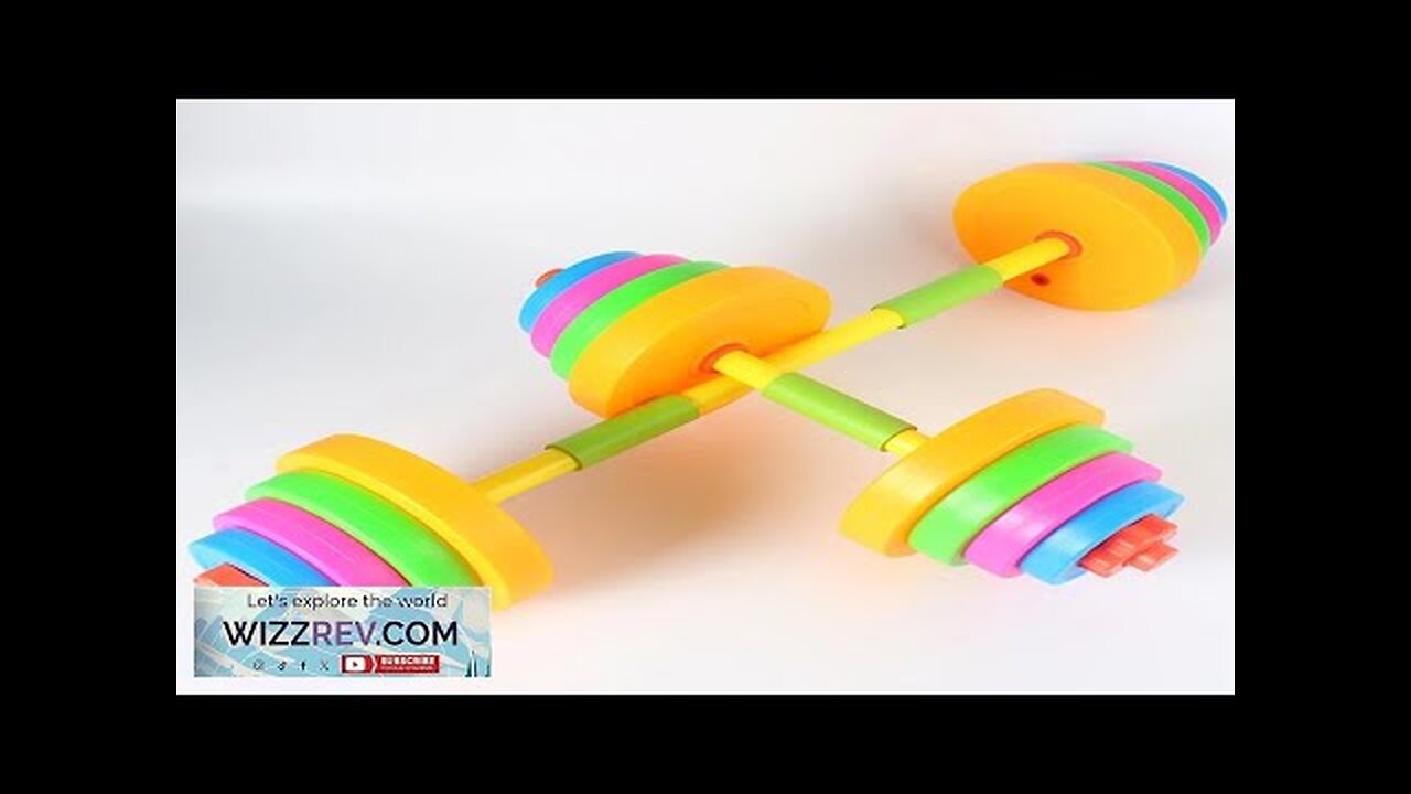 Children Dumbbell Toy Plastic Dumbbell Kids Kindergarten Arm Training Dumbbel Equipment Review