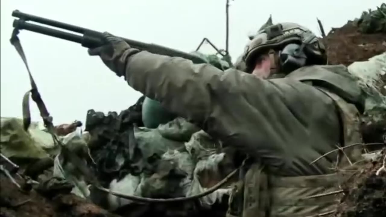 Ukrainian Soldier Shoots Down Russian Drone with a Shotgun