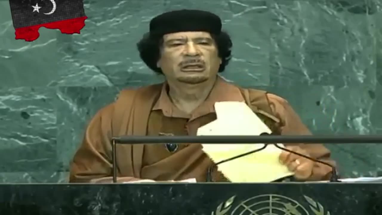 Muammar Gaddafi, the Libyan revolutionary leader, K*lled Immediately After Delivering This Speech