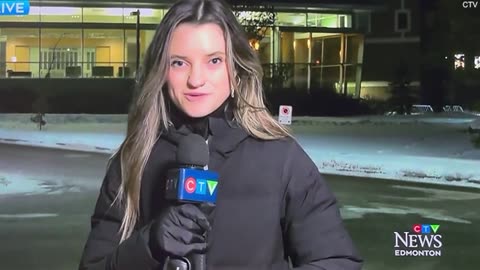 MK Ultra Reporter Freezes Up Nearly Falls Down