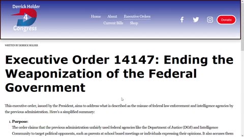 Can AI replace the US government and Executive Order 14147