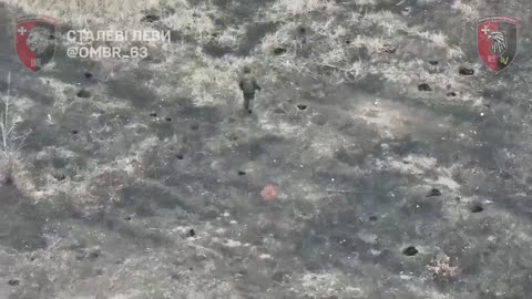 Chaos Ensues When Seemingly Unarmed Russian Soldier Walks to Ukrainian Lines