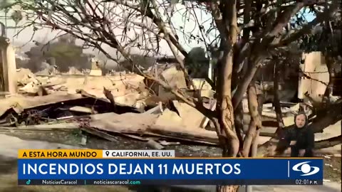 Incendios en Los Ángeles, California, cobra la vida de once personas