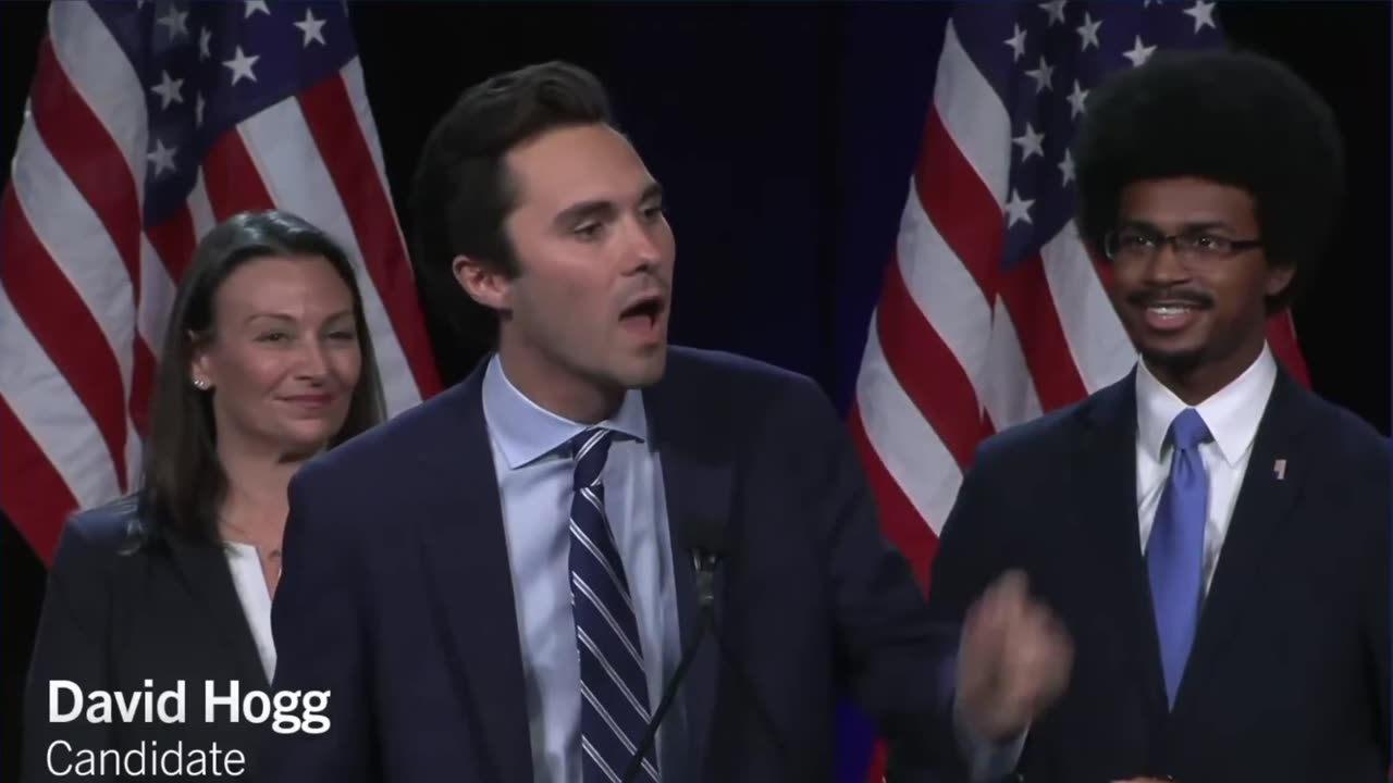 David Hogg just delivered his speech at the DNC to become vice chair.