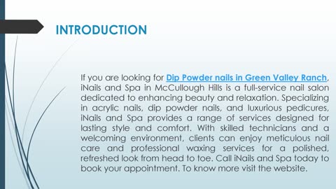 If you are looking for Dip Powder nails in Green Valley Ranch