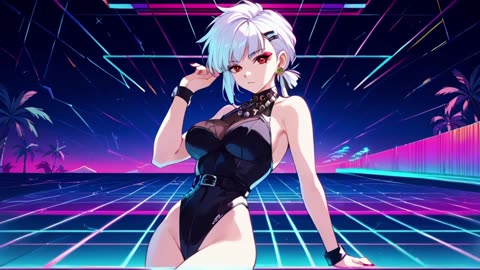 Synthwave Waifu 13