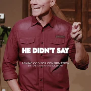 Be Very Careful with, "God Said..."