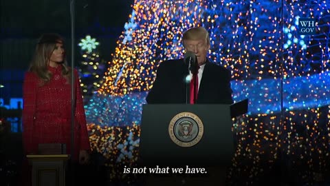 FROM PRESIDENT TRUMP - MERRY CHRISTMAS!