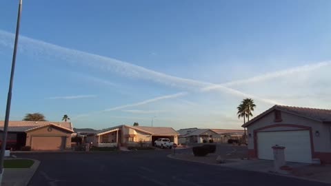 Chemtrails day two over Phoenix 2-18-2025 at 7:30AM