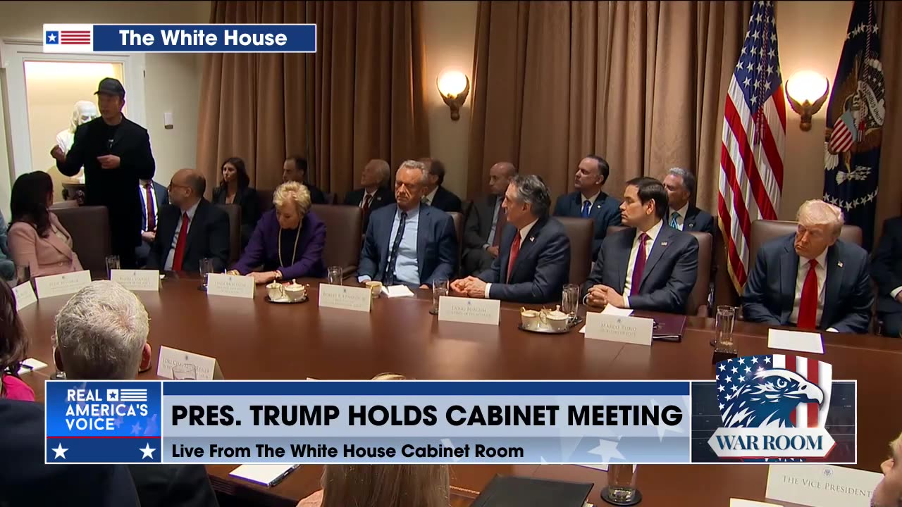 WATCH: President Trump Holds First Cabinet Meeting